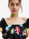 Desigual Desigual Susan Schwarzes Damen Rüschenkleid