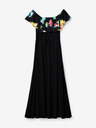 Desigual Desigual Susan Schwarzes Damen Rüschenkleid