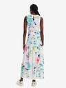 Desigual Weißes gemustertes Damen-Kleid Desigual Avinyon