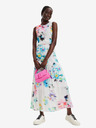 Desigual Weißes gemustertes Damen-Kleid Desigual Avinyon
