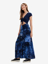 Desigual Dunkelblaues gestreiftes Damenkleid von Desigual Brighton