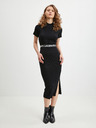Karl Lagerfeld Schwarzes Damen-Midikleid von KARL LAGERFELD Shooting Stars