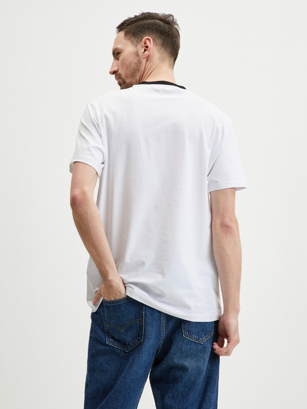 Karl Lagerfeld Weißes Herren-T-Shirt KARL LAGERFELD