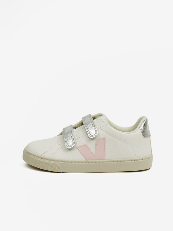 Veja Creme Mädchen Leder Turnschuhe Veja