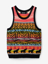 Desigual Schwarzes gemustertes Damen-Top Desigual Xenia