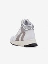 Geox Weiße Damen-Sneakers aus Leder mit Wildleder-Details Geox Falena