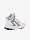 Geox Weiße Damen-Sneakers aus Leder mit Wildleder-Details Geox Falena