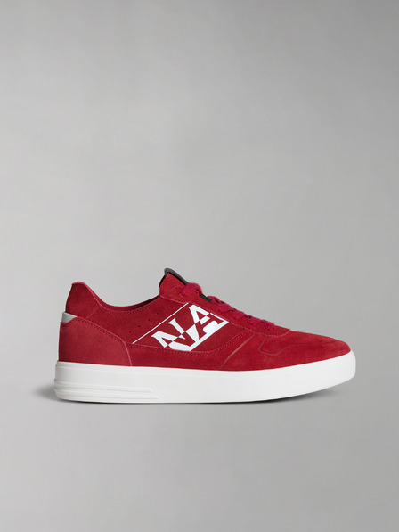 Napapijri Rote Herren-Sneakers aus Wildleder NAPAPIJRI