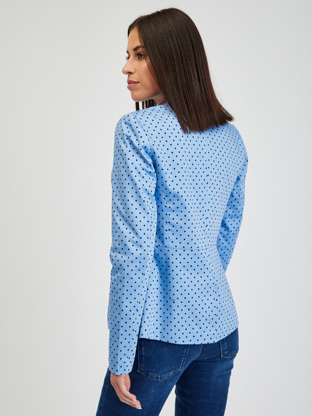 Orsay Blaue gepunktete Damenjacke ORSAY