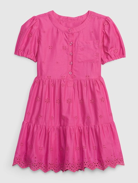 GAP Baby Kleid mit Lochstickerei GAP