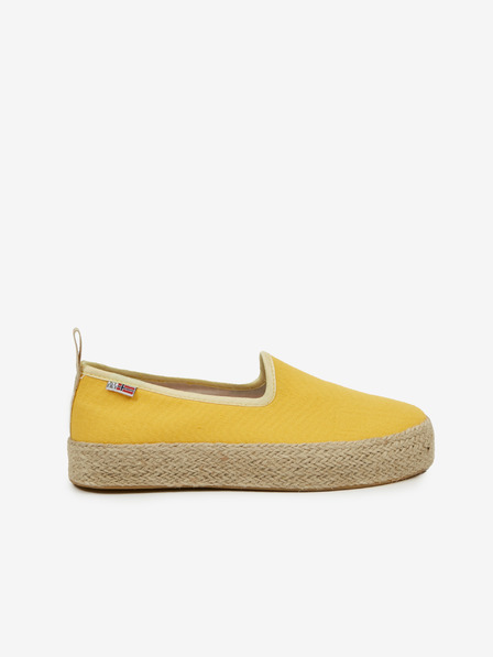 Napapijri Gelbe Plateau-Espadrilles für Damen NAPAPIJRI