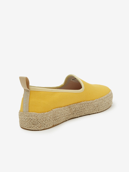 Napapijri Gelbe Plateau-Espadrilles für Damen NAPAPIJRI