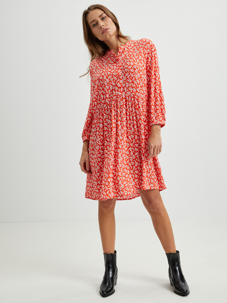 Tom Tailor Tom Tailor Rotes Damen-Blumenkleid