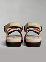 Napapijri Schwarz und orange Damen Sandalen NAPAPIJRI