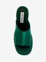 Steve Madden Dunkelgrüne Damenpantoffeln mit Absatz Steve Madden