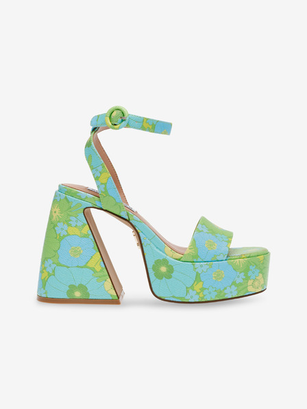 Steve Madden Hellblau-grüne Damen-Sandalen mit Absatz Steve Madden