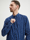 Scotch & Soda Dunkelblau gemustertes Herrenhemd Scotch & Soda