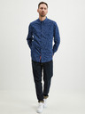 Scotch & Soda Dunkelblau gemustertes Herrenhemd Scotch & Soda