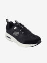 Skechers Schwarze Herren-Turnschuhe mit Wildleder-Details Skechers