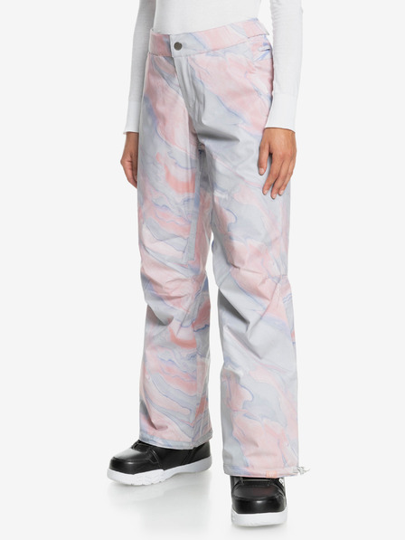 Roxy Roxy Chloe Kim hellviolett gemusterte Winterhose für Damen