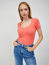 Orsay Orangefarbenes Basic T-Shirt ORSAY