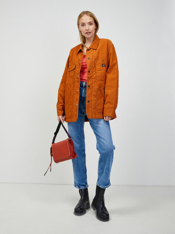 Orsay Orangefarbenes Basic T-Shirt ORSAY