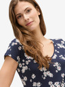 Orsay Dunkelblau geblümtes T-Shirt von ORSAY