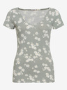 Orsay Hellgrünes T-Shirt mit Blumenmuster ORSAY