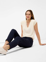 Orsay Dunkelblau Chino Hose mit Gürtel von ORSAY