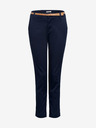 Orsay Dunkelblau Chino Hose mit Gürtel von ORSAY