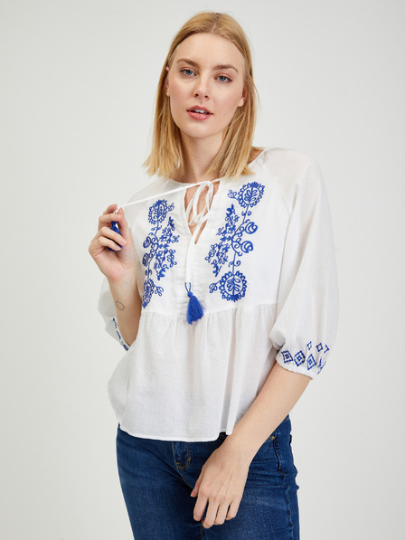Orsay Weiße geblümte Bluse von ORSAY