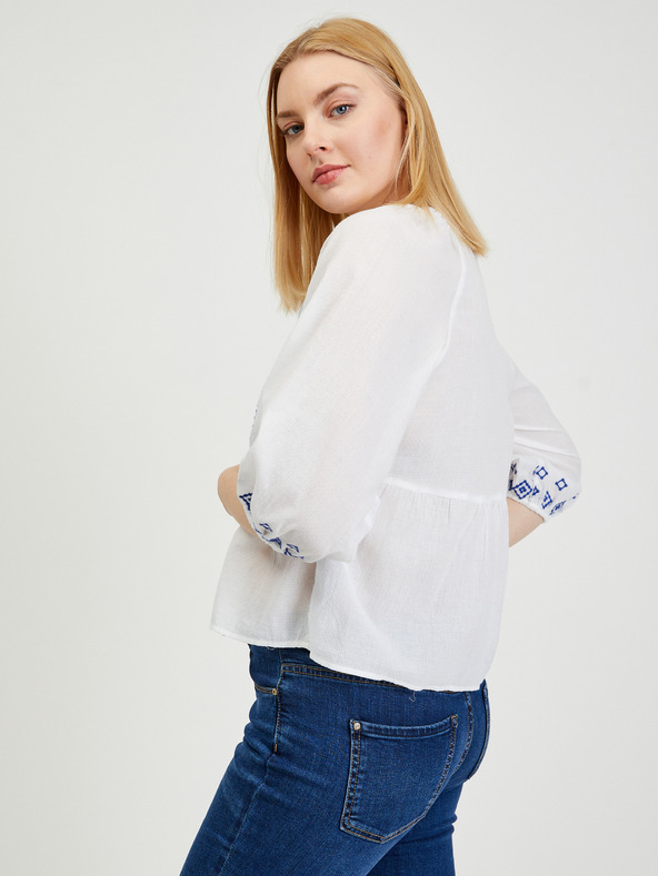 Orsay Weiße geblümte Bluse von ORSAY