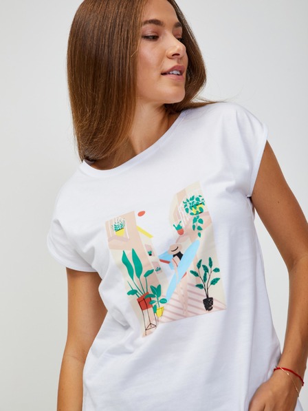 Orsay Weißes Damen-T-Shirt ORSAY