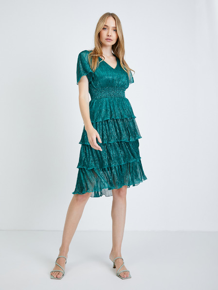 Orsay Grünes Rüschenkleid ORSAY