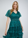 Orsay Grünes Rüschenkleid ORSAY