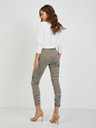 Orsay Beige gemusterte Damenhose ORSAY