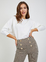 Orsay Beige gemusterte Damenhose ORSAY