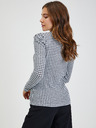 Orsay Schwarz-weiß gemustertes Damen T-Shirt ORSAY