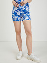 Orsay Blaue Damen Shorts mit Blumenmuster ORSAY