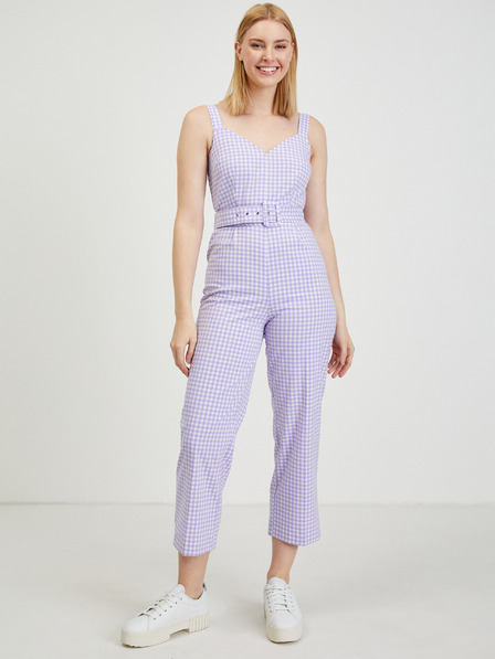 Orsay Hellvioletter Damen Overall kariert ORSAY Alabama