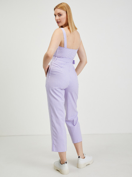 Orsay Hellvioletter Damen Overall kariert ORSAY Alabama