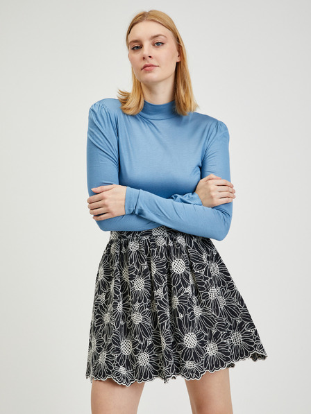 Orsay Blaues Damen Langarm T-Shirt ORSAY