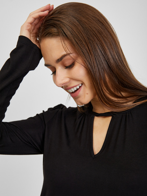 Orsay Schwarzes Damen-T-Shirt ORSAY