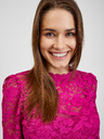 Orsay Dunkelrosa Damen-Spitzenshirt ORSAY