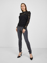 Orsay Schwarzes Damen-Spitzenshirt von ORSAY