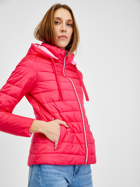 Orsay Dunkelrosa Damen-Winter-Steppjacke ORSAY