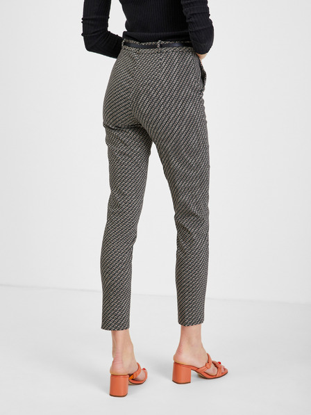 Orsay Weiß und schwarz gemusterte ORSAY-Hose für Damen