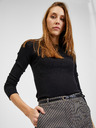 Orsay Weiß und schwarz gemusterte ORSAY-Hose für Damen