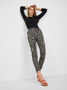 Orsay Weiß und schwarz gemusterte ORSAY-Hose für Damen