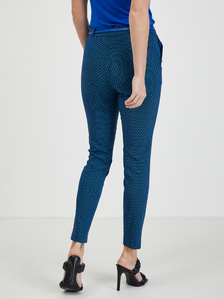 Orsay Schwarz-blau gemusterte Damenhose ORSAY
